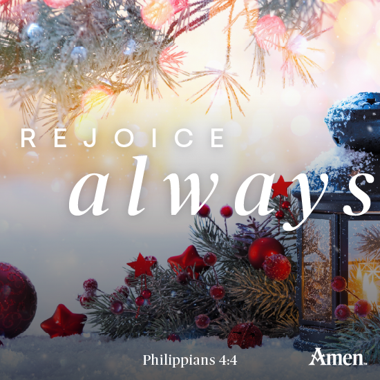 Advent Rejoice Always Philippians 44 Amen